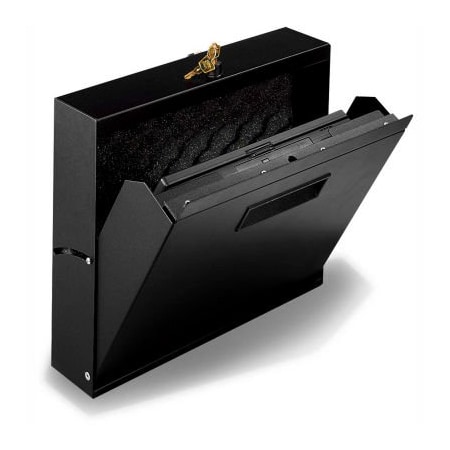 Datum Filing Systems Datum Wall-Mount LapTop Locker Security Cabinet, Black, Series LTL-1 LTL-1-T25